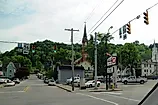 Downtown Aurora, Indiana. Image credit ChicagoPhotographer via Shutterstock