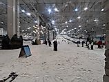 The indoor slope at Big SNOW American Dream, kept at 28 degrees Fahrenheit year-round. Editorial credit: John Arehart / Shutterstock.com