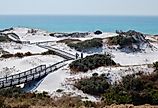 Boardwalk at Port St. Joe, Florida.