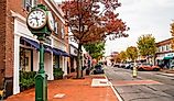 New Canaan view from Elm Street. Image credit Miro Vrlik Photography via Shutterstock.