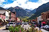The picturesque Colorado Avenue in Telluride, Colorado. Editorial credit: Michael Vi / Shutterstock.com