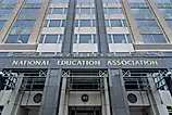 National Education Association entry at the DC Headquarters. Editorial credit: Rosemarie Mosteller / Shutterstock.com