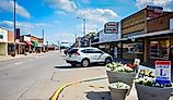 Scene from downtown Ogallala, Nebraska.
