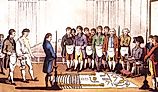 Masonic initiation, Paris, 1745. By Unknown author - http://de.wikipedia.org/wiki/Bild:Freimaurer_Initiation.jpg, Public Domain, https://commons.wikimedia.org/w/index.php?curid=454457