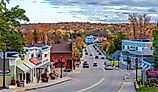 Street view in Sister Bay, Wisconsin, via Nejdet Duzen / Shutterstock.com