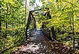 The Virginia Creeper Trail, the most popular bike route in the region in Abingdon, VA.