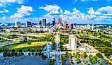 Skyline of Atlanta, Georgia. Image credit: Kevin Ruck via Shutterstock.