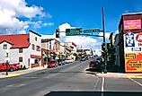 Vibrant buildings along Main Street in Ely, Minnesota. Image credit Malachi Jacobs via Shutterstock