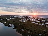 Overlooking Grand Isle, Louisiana.