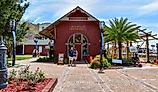 People walking and shopping at Florida city St George Street in St. Augustine, Florida. Image credit Andriy Blokhin via Shutterstock