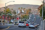 Cleo Street in downtown Laguna Beach, California. Editorial credit: PICTOR PICTURES / Shutterstock.com.