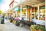 The Main Street in Fredericksburg, Texas. Image credit ShengYing Lin via Shutterstock
