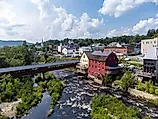 The Ammonoosuc River in Littleton, New Hampshire. Image credit: Eli Wilson / Shutterstock.com