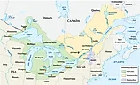 Map of the Great Lakes and their drainage regions. Via Shutterstock / Rainer Lesniewski