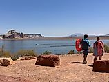 Swimmers at Lake Powell in Arizona. Editorial Credit: Lissandra Melo, Shutterstock.com