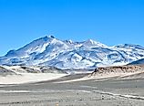 Panoramic view of Ojos del Salado Chile