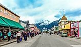 Skagway Street is a borough in Alaska with a full-time population of about 1,000 people.