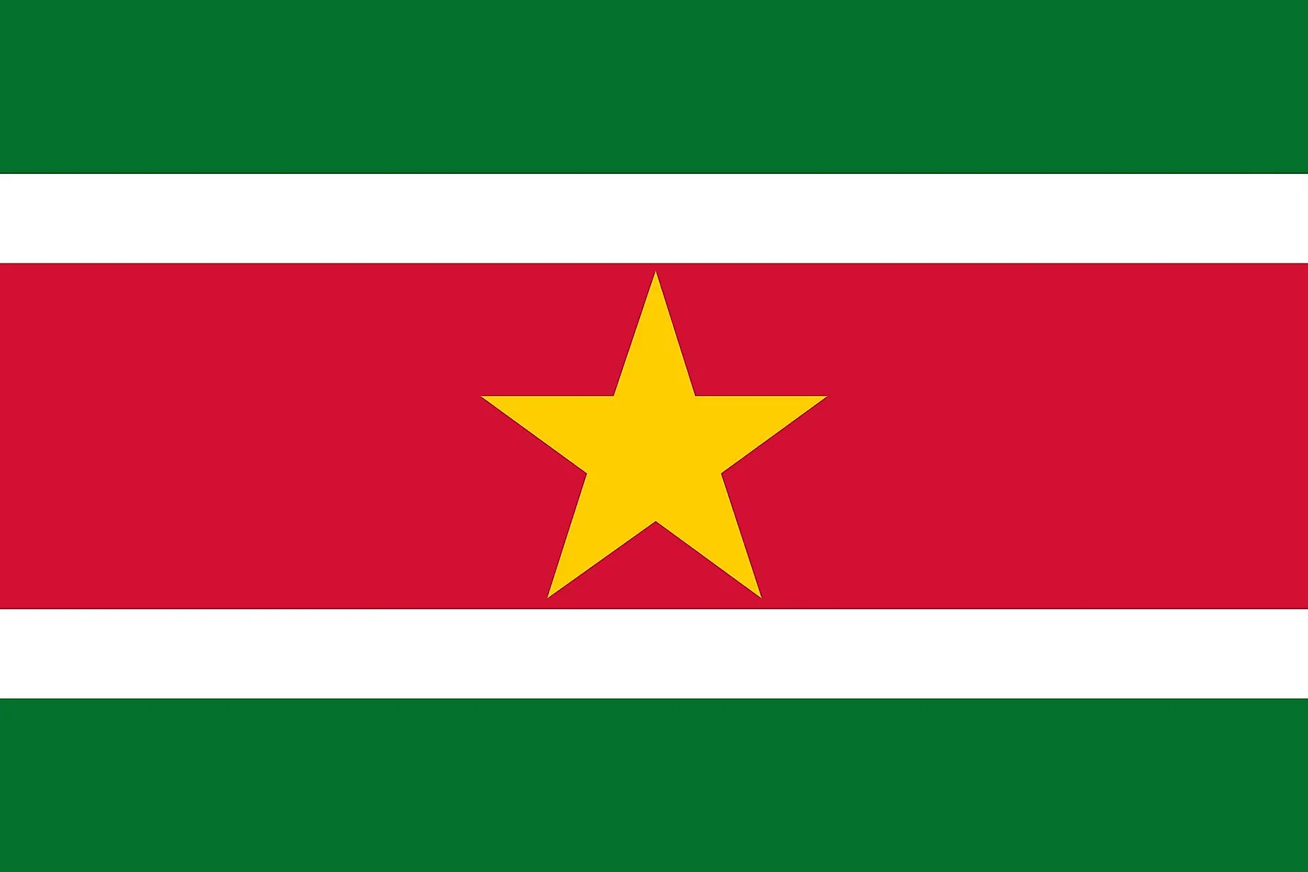 What Do the Colors and Symbols of the Flag of Suriname Mean? WorldAtlas