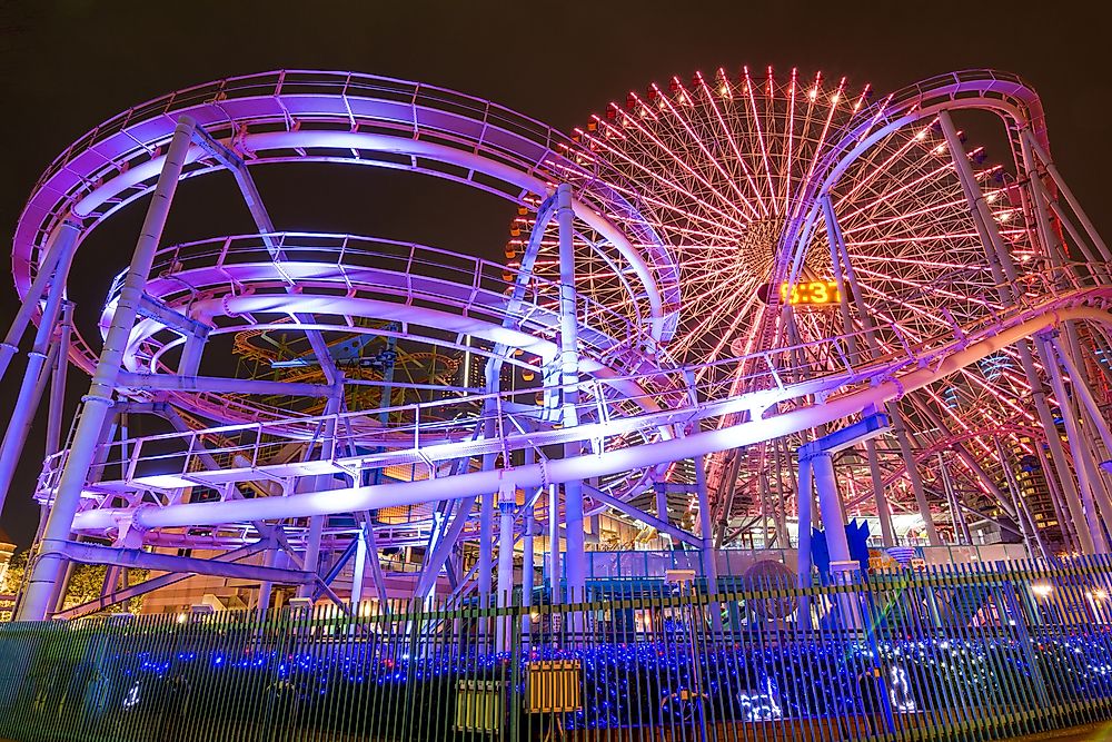 The Underwater Roller Coaster of Yokohama, Japan WorldAtlas