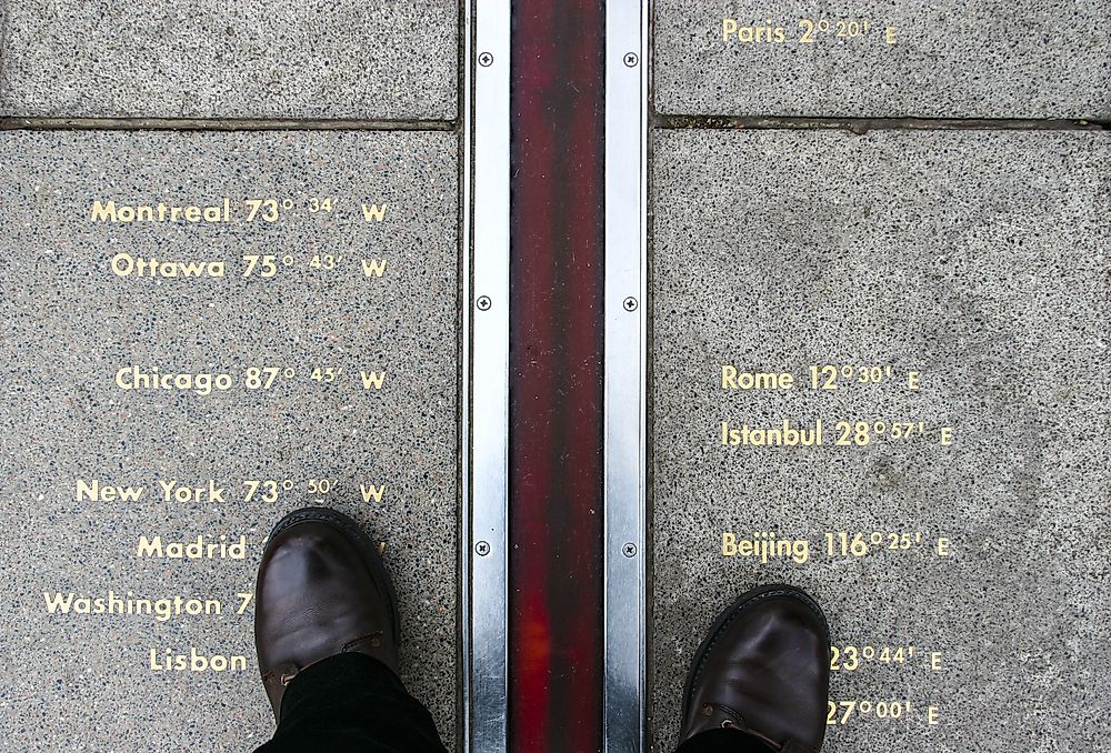 Countries on the Prime Meridian - WorldAtlas
