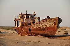 The Shrinking Of The Aral Sea