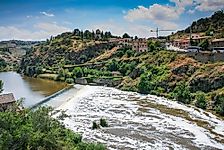 The Tagus River Is At the Brink of Drying