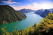 Which Countries Border Lake Lugano?