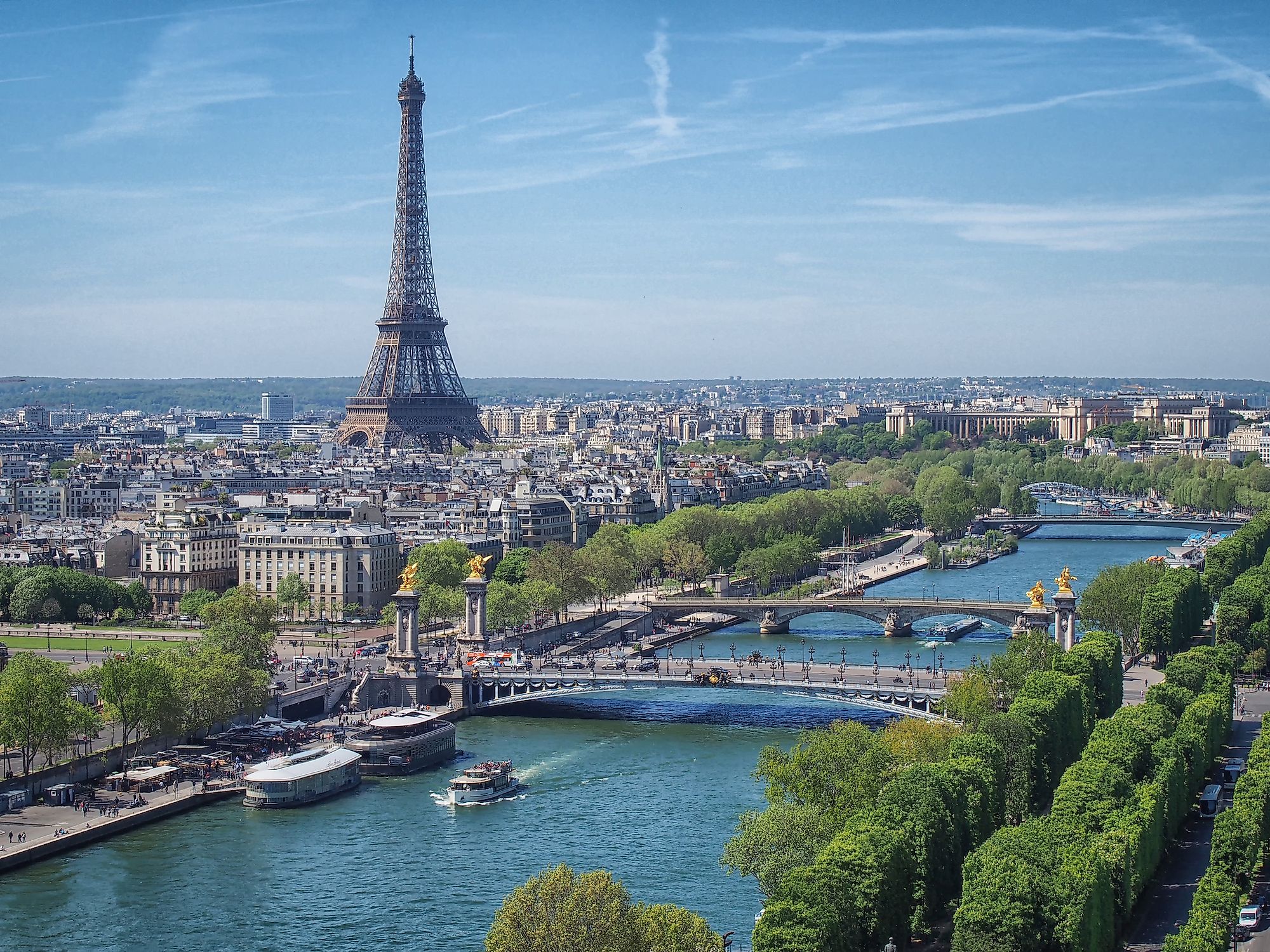 European Map Seine River