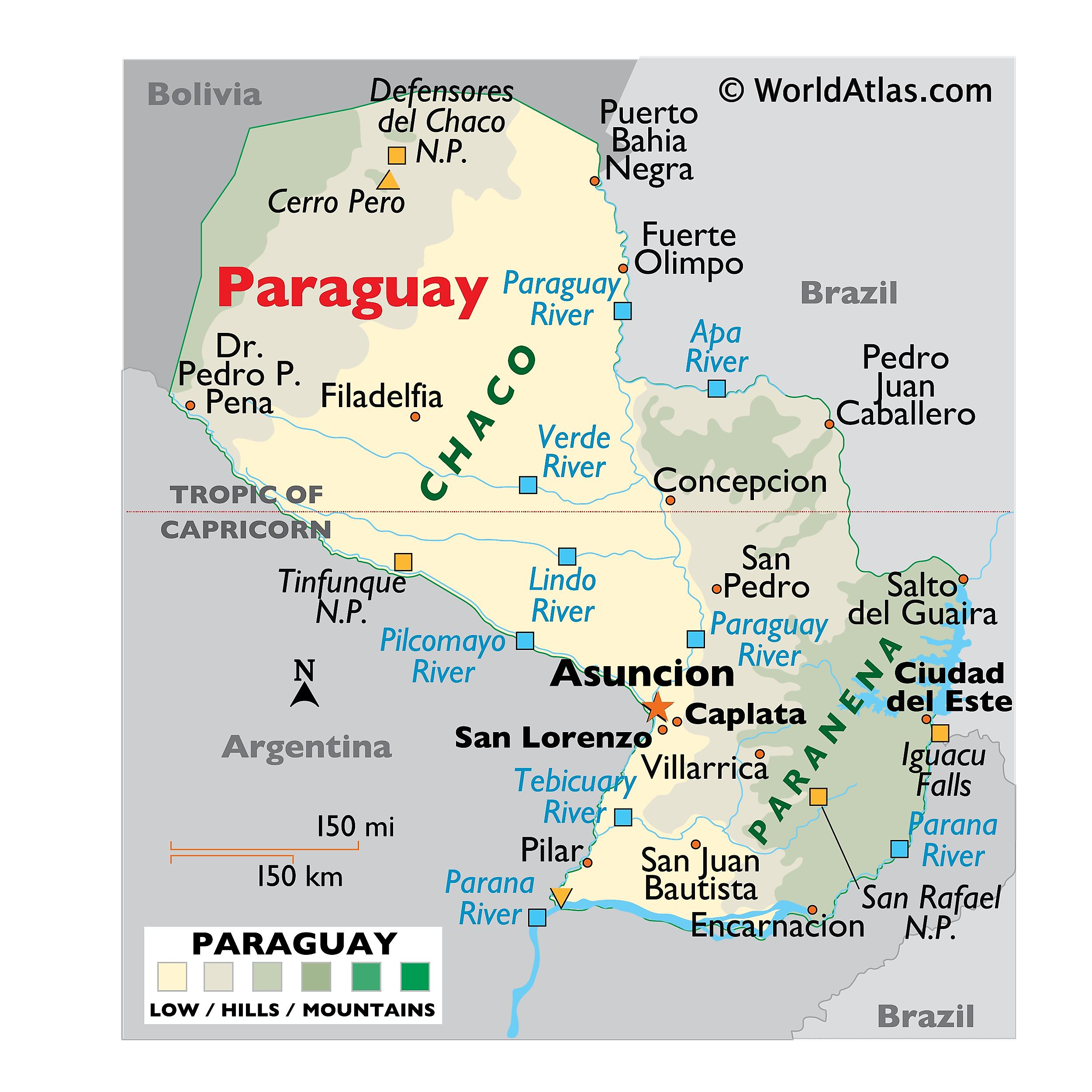 Paraguay Maps & Facts - World Atlas
