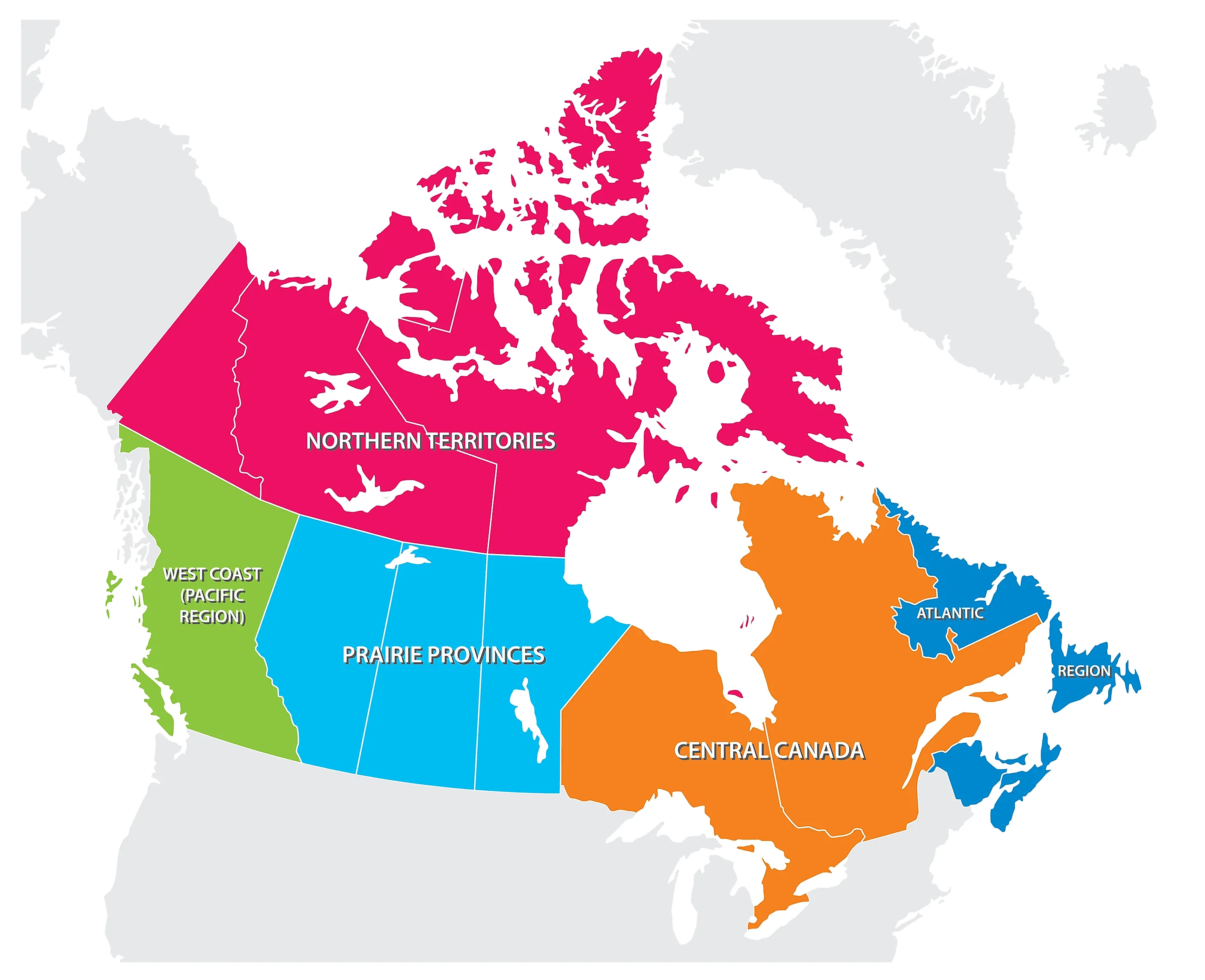 Провинции и территории Канады. Административное деление Канады карта. Canada Map Provinces. Regions provinces