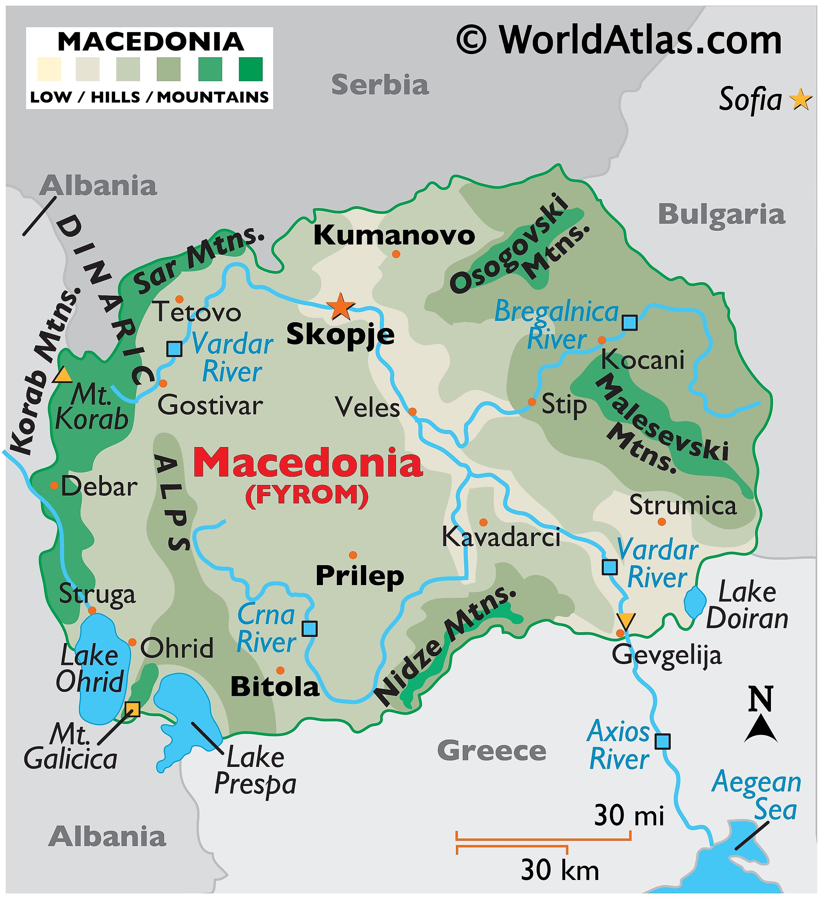 Macedonia In World Map Macedonia Maps & Facts - World Atlas