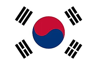 bandera de corea del sur