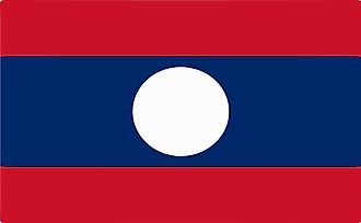Flag of Lao People's Democratic Republic