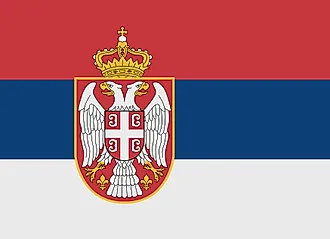 bandera serbia