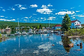 The beautiful town of Grand Marais, Minnesota.