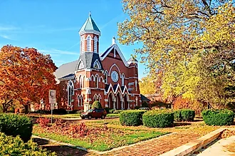Presbyterian Church in Geneva, New York. By PQK / Shutterstock.com
