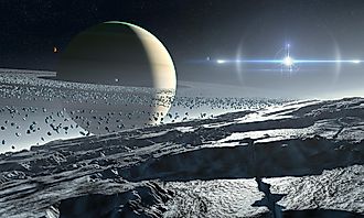 Enceladus, Saturn's Moon.