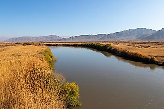 Aras River between Nakhchivan and Turkey.