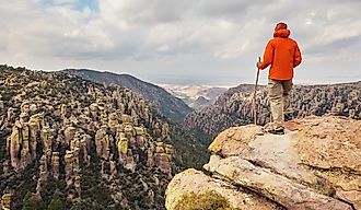 Unusual landscape at the Chiricahua National Monument, Arizona, USA.