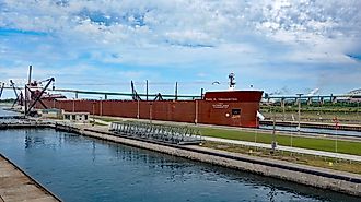  MV Paul R. Tregurtha is a Great Lakes-based bulk carrier freighter. Editorial credit: Thomas Barrat / Shutterstock.com