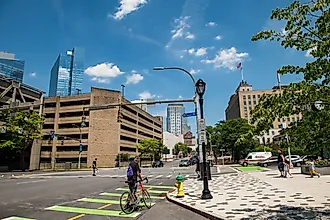 Downtown White Plains, New York, via KMarsh / Shutterstock.com