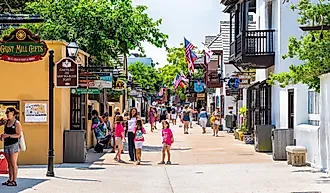 St. George Street in St. Augustine, Florida. Image credit Andriy Blokhin via Shutterstock