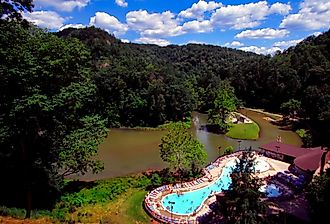 Natural Bridge State Resort Park in Slade, Kentucky.