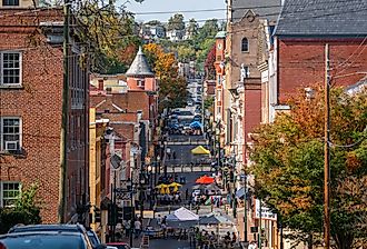 Autumn view in downtown Staunton, Virginia. Image credit Eli Wilson via Shutterstock