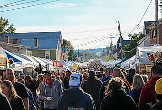 Sauerkraut Festival in Waynesville, Ohio. Image credit KRxMedia via Shutterstock