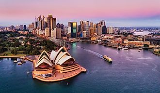 The gorgeous skyline of Sydney.