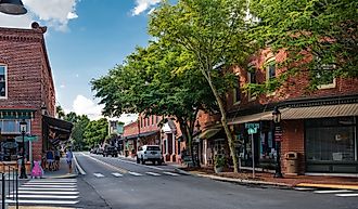 Downtown Berlin, Maryland.