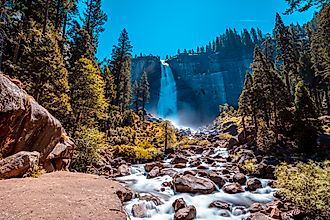Vernal Falls, Yosemite National Park, California.