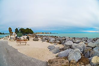 South Jetty in Venice, Florida.
