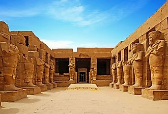 Ancient ruins of Karnak Temple in Luxor, Egypt.
